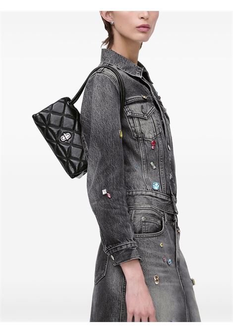 borsa the quilted mini dual shoulder donna nera MARC JACOBS | 2S5HSH023H02001